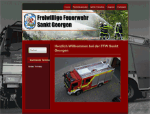 Tablet Screenshot of feuerwehr-sankt-georgen.de
